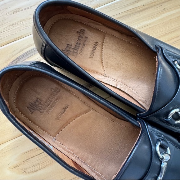 Allen Edmonds Verona Black Horsebit Loafers Leather Slip On Dress Shoes 10 D - Picture 5 of 10